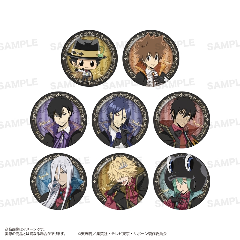 家庭教師ヒットマンREBORN! トレーディンググリッター缶バッジ (Vampire ver.) - 公式商品画像 | AniSmile