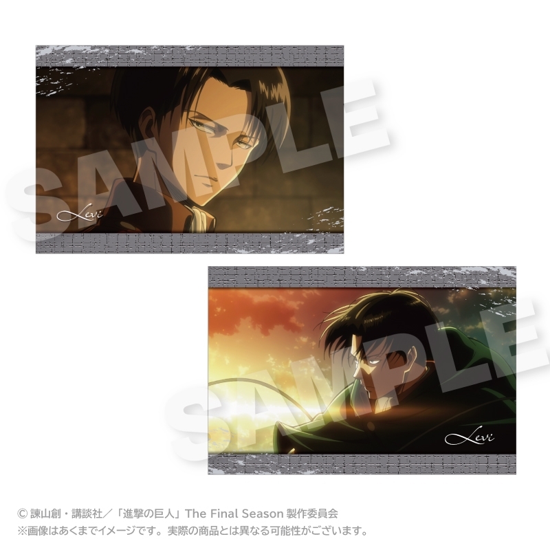 進撃の巨人 メモリーズポストカードセット リヴァイ - 公式商品画像 | AniSmile