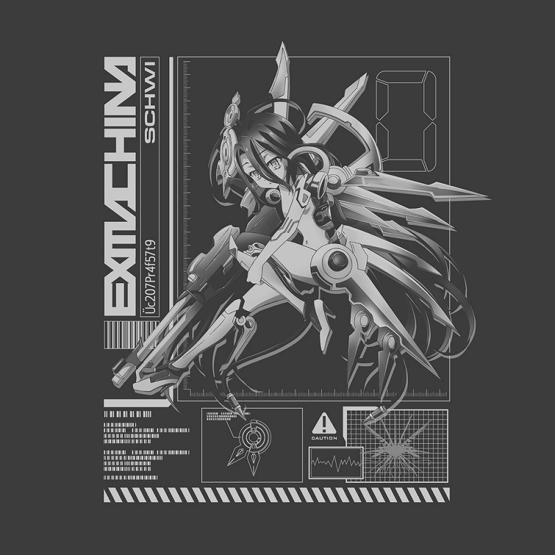 ノーゲーム・ノーライフ ゼロ シュヴィ Tシャツ 【典開】(レーゼン)Ver./SUMI-XL 画像 2 | AniSmile