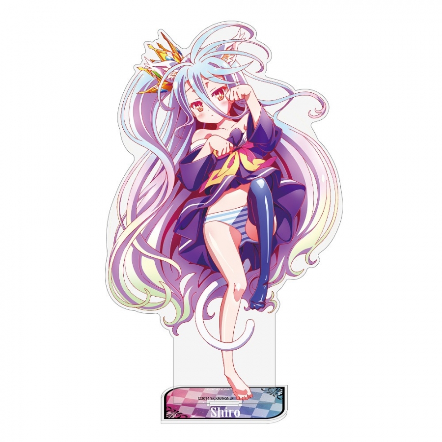 ノーゲーム・ノーライフ 「白」 ねこみみVer. アクリルスタンド(大) - 公式商品画像 | AniSmile