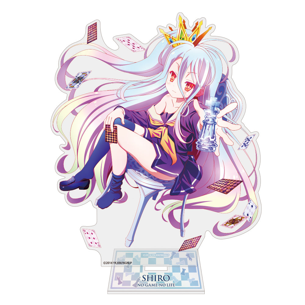 ノーゲーム・ノーライフ 描き下ろし「白」アクリルスタンド(大)ASCIENTE!Ver. - 公式商品画像 | AniSmile