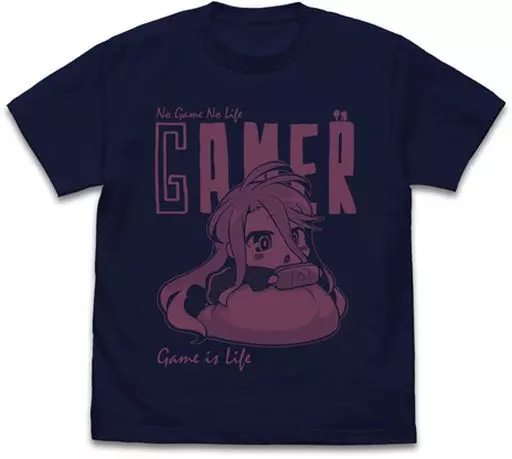 ノーゲーム・ノーライフ 「白」ゲームは人生 Tシャツ/NAVY-XL - 公式商品画像 | AniSmile