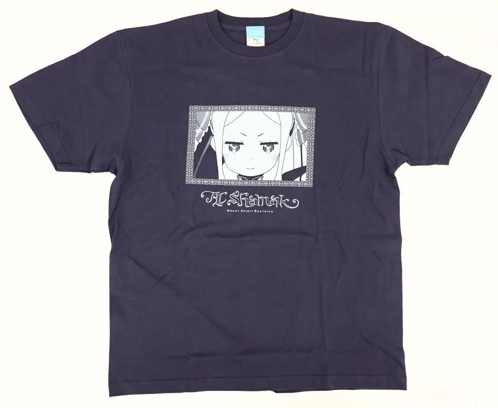 Re:ゼロから始める異世界生活 ベアトリス「アル・シャマク」 Tシャツ/NAVY-XL - 公式商品画像 | AniSmile