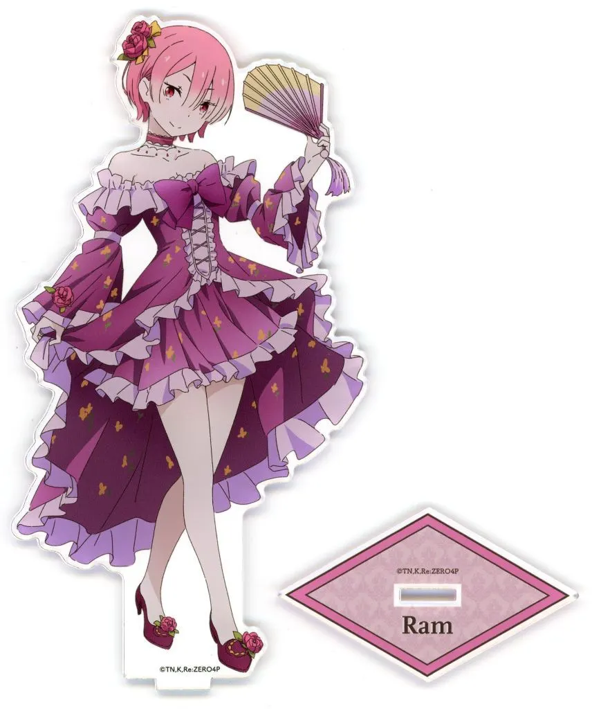 Re:ゼロから始める異世界生活 描き下ろし ラム アクリルスタンド(大) パーティードレスver. - 公式商品画像 | AniSmile