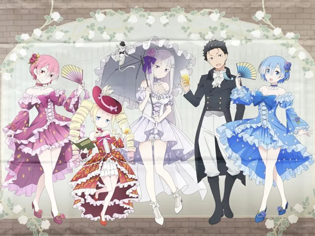 Re:ゼロから始める異世界生活 描き下ろし 100cmタペストリー パーティーver. - 公式商品画像 | AniSmile