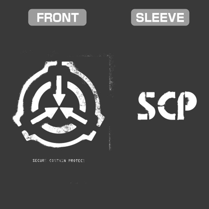 SCP財団 ステンシルロゴ Tシャツ/SUMI-S 画像 3 | AniSmile