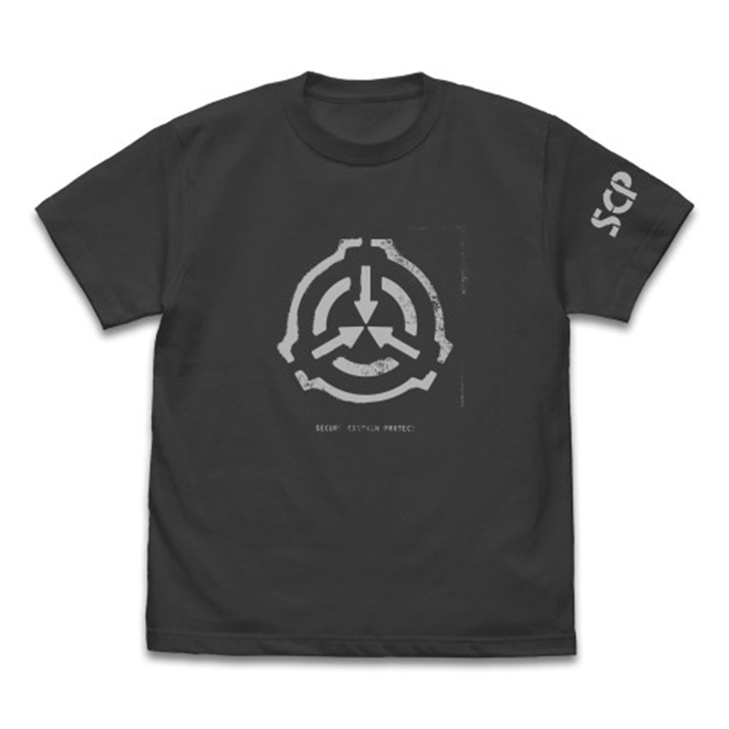 SCP財団 ステンシルロゴ Tシャツ/SUMI-M 画像 2 | AniSmile