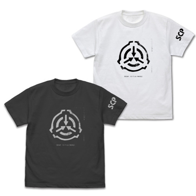 SCP財団 ステンシルロゴ Tシャツ/WHITE-XL - 公式商品画像 | AniSmile