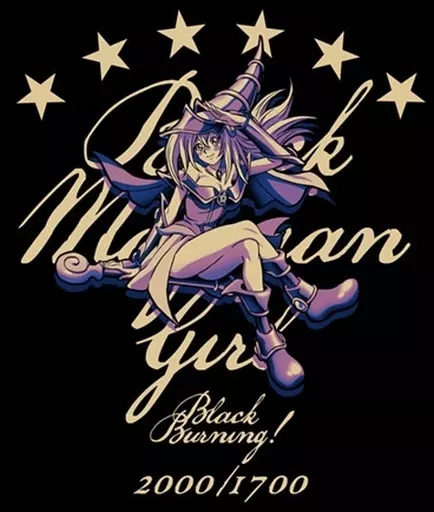 遊☆戯☆王デュエルモンスターズ ブラックマジシャンガール TシャツVer.2.0/BLACK-XL 画像 2 | AniSmile