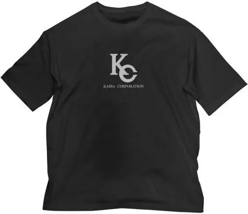 遊☆戯☆王デュエルモンスターズ KC ビッグシルエットTシャツ/BLACK-XL - 公式商品画像 | AniSmile