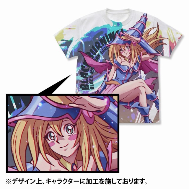 遊☆戯☆王デュエルモンスターズ ブラック・マジシャン・ガール フルグラフィックTシャツ/WHITE-M 画像 2 | AniSmile