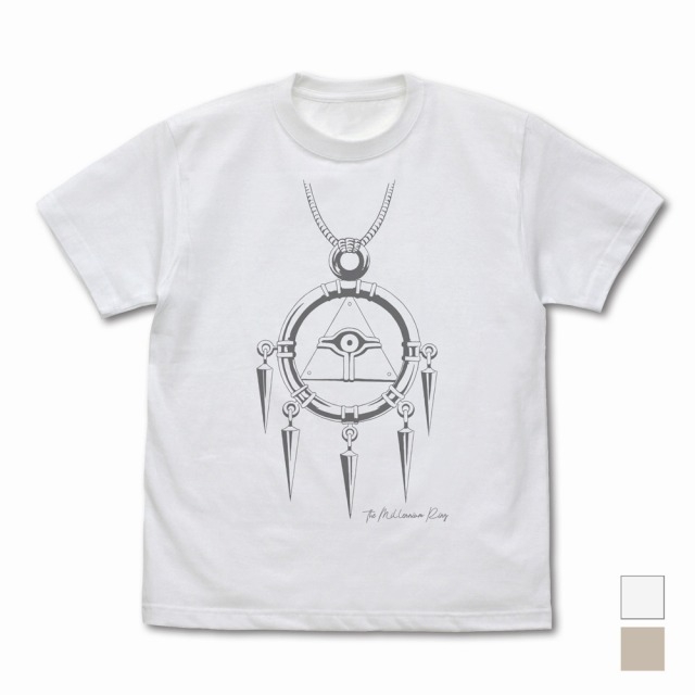 遊☆戯☆王デュエルモンスターズ 千年リング Tシャツ/WHITE-XL 画像 2 | AniSmile