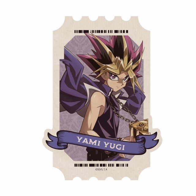 遊☆戯☆王デュエルモンスターズ 描き下ろし 闇遊戯 屋外対応ステッカー オフモードの決闘者Ver. 画像 2 | AniSmile