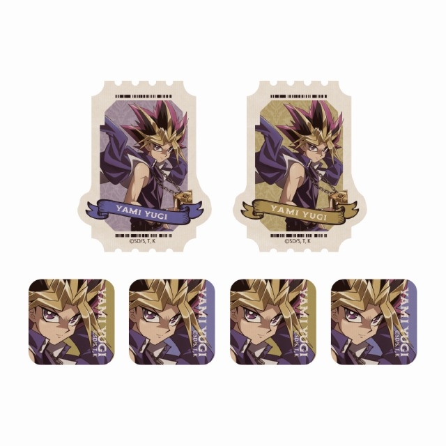 遊☆戯☆王デュエルモンスターズ 描き下ろし 闇遊戯 ミニステッカーセット オフモードの決闘者Ver. 画像 2 | AniSmile