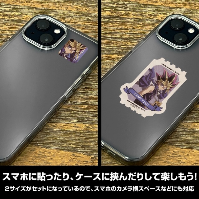 遊☆戯☆王デュエルモンスターズ 描き下ろし 闇遊戯 ミニステッカーセット オフモードの決闘者Ver. 画像 4 | AniSmile