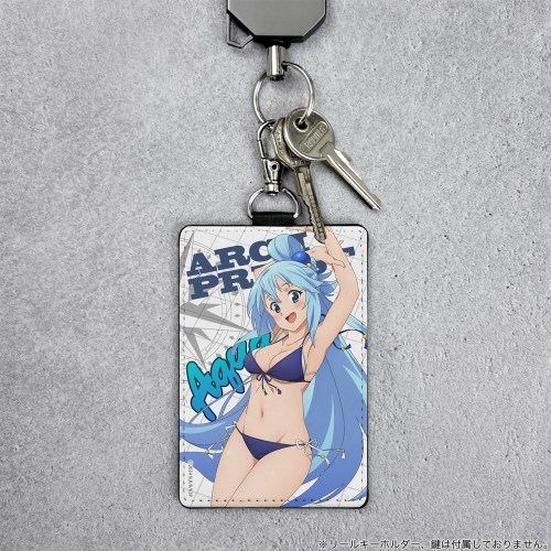 この素晴らしい世界に祝福を! アクア パスケース(ナスカン付き) 画像 2 | AniSmile