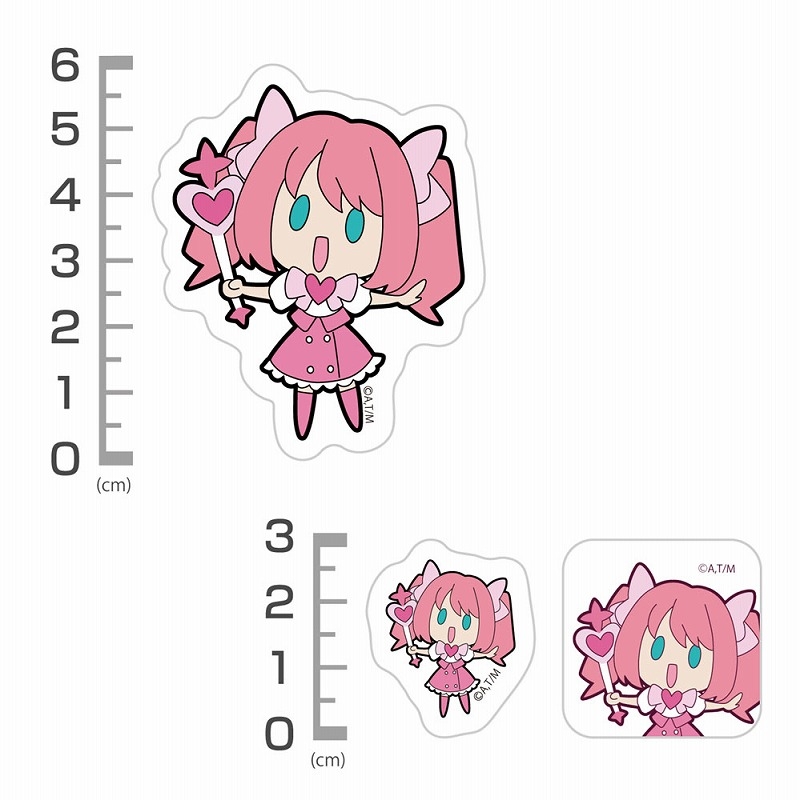 TVアニメ「魔法少女にあこがれて」 マジアマゼンタ ミニステッカーセット 画像 3 | AniSmile