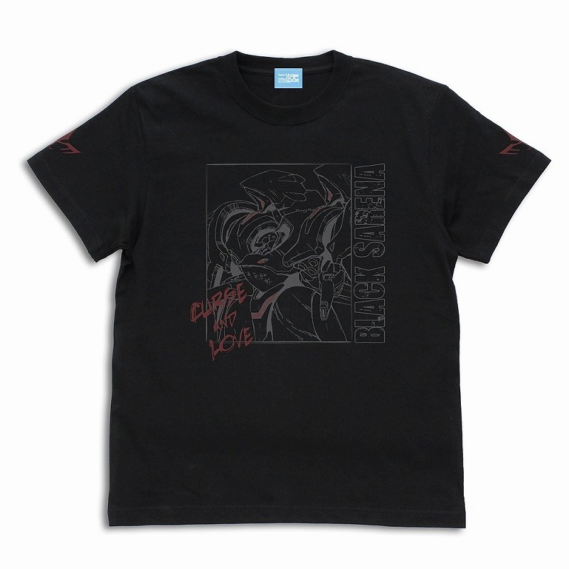 機動戦艦 ナデシコ The prince of darkness ブラックサレナ Tシャツ/BLACK-L - 公式商品画像 | AniSmile