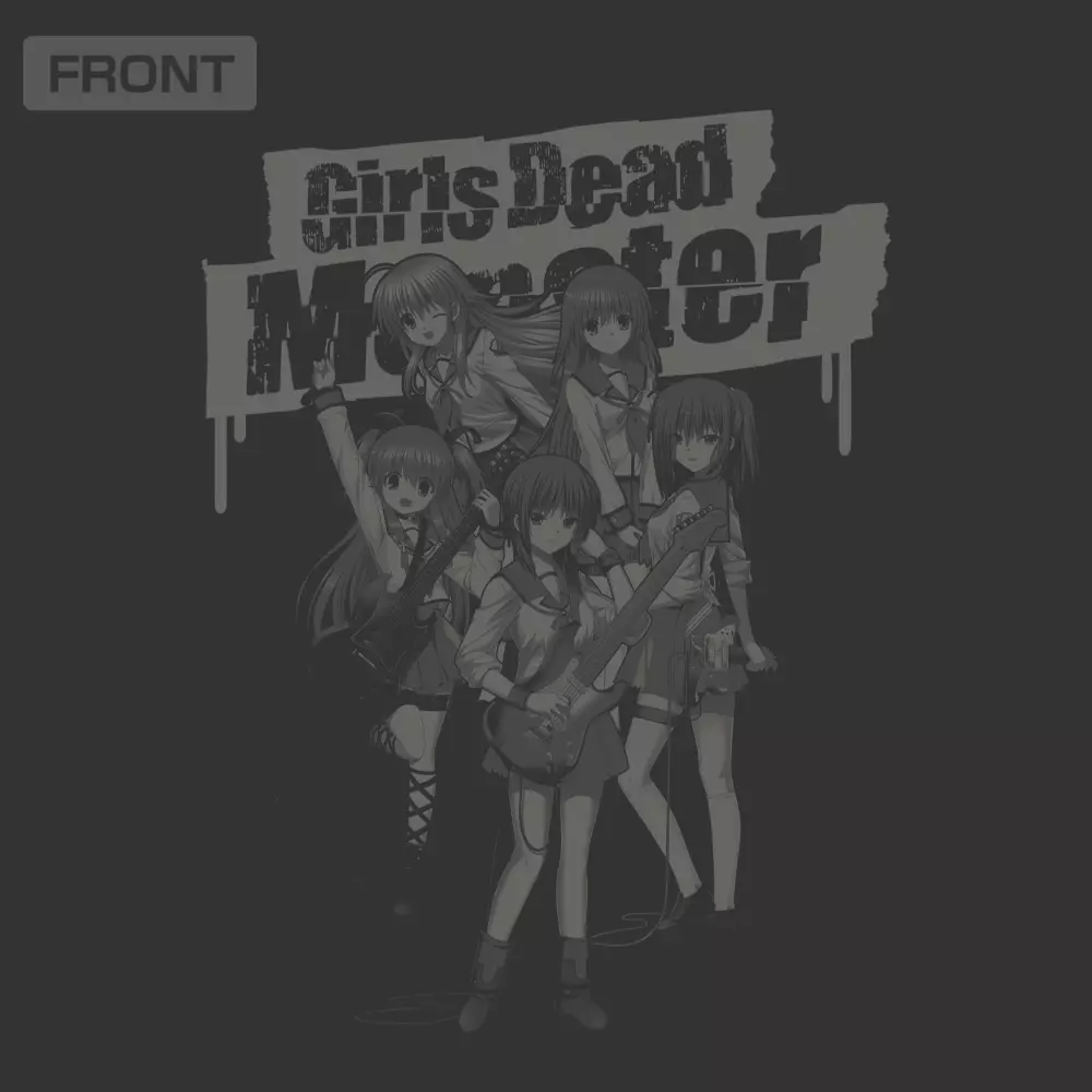 Angel Beats! Girls Dead Monster ライブ Tシャツ/SUMI-L 画像 3 | AniSmile