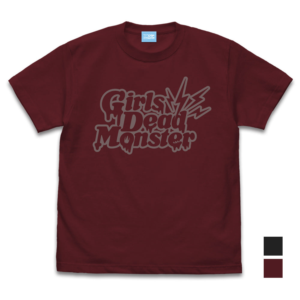 Angel Beats! Girls Dead Monster Tシャツ/BURGUNDY-M - 公式商品画像 | AniSmile