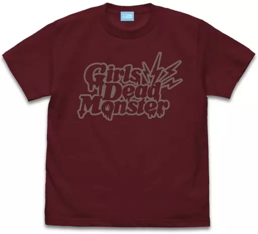 Angel Beats! Girls Dead Monster Tシャツ/BURGUNDY-S - 公式商品画像 | AniSmile