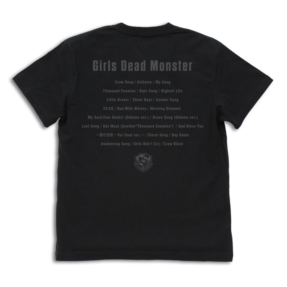 Angel Beats! Girls Dead Monster Tシャツ/BLACK-S 画像 2 | AniSmile