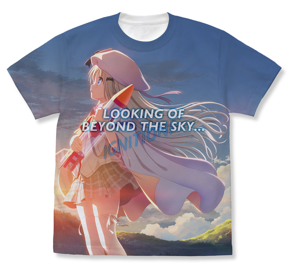 クドわふたー フルグラフィックTシャツ/WHITE-S - 公式商品画像 | AniSmile