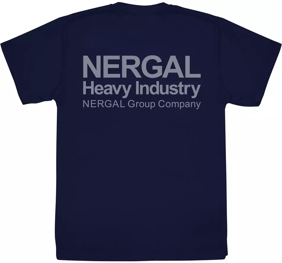 機動戦艦 ナデシコ The prince of darkness ネルガル重工 ドライTシャツ/NAVY-L 画像 2 | AniSmile