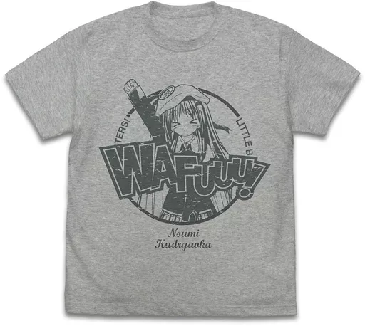 リトルバスターズ! わふー!クドリャフカ Tシャツ/MIX GRAY-L - 公式商品画像 | AniSmile