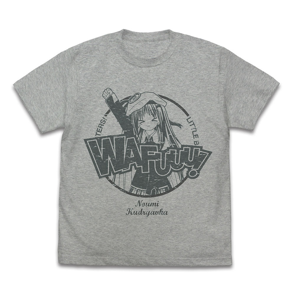 リトルバスターズ! わふー!クドリャフカ Tシャツ/MIX GRAY-S - 公式商品画像 | AniSmile