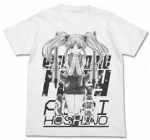 機動戦艦ナデシコ TV版 ホシノ・ルリTシャツ/WHITE-XL - 公式商品画像 | AniSmile