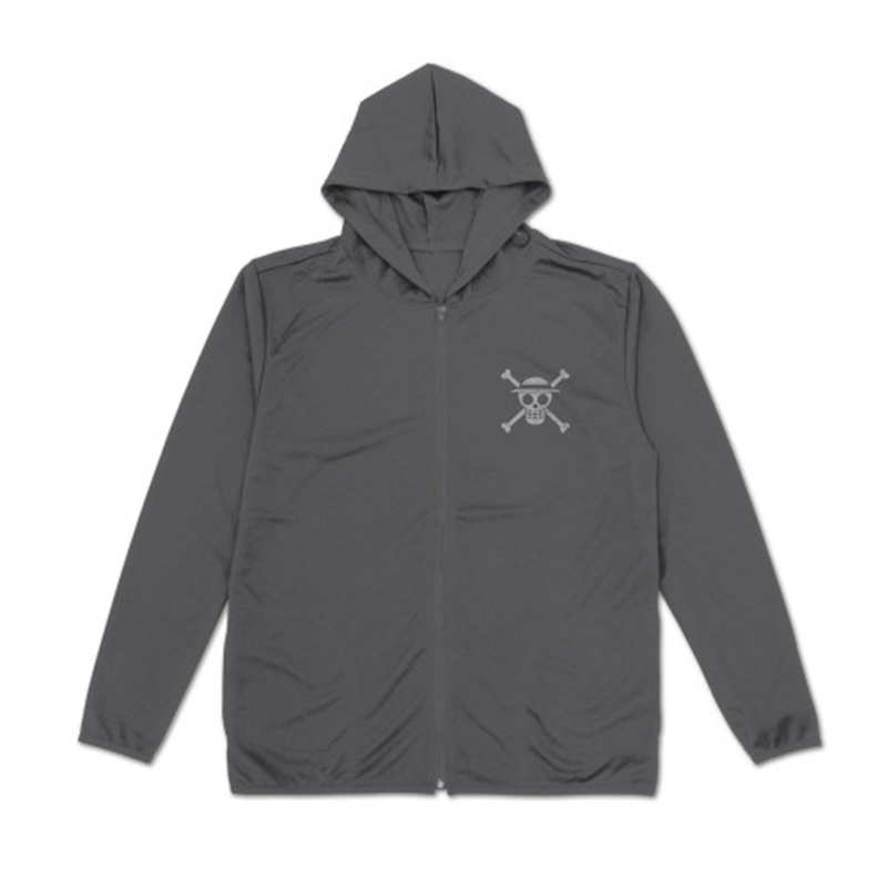 ワンピース 麦わらの一味 薄手ドライパーカー Ver.2.0/GRAY-XL 画像 4 | AniSmile