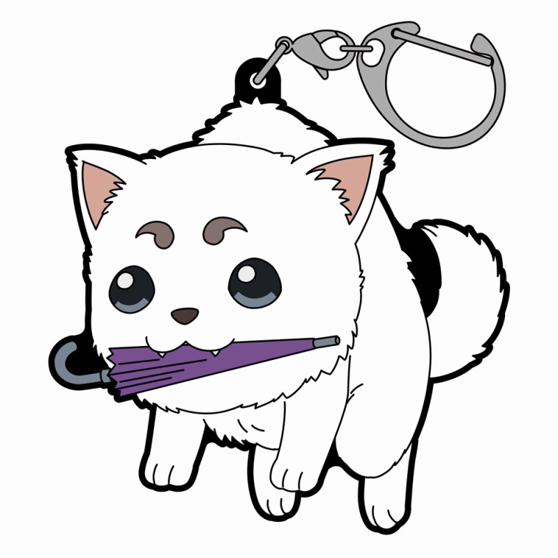 銀魂. 定春 つままれ 神楽の傘ゲット!Ver. - 公式商品画像 | AniSmile