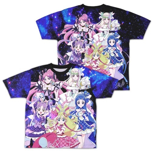 キミとアイドルプリキュア♪ 両面フルグラフィックTシャツ/M - 公式商品画像 | AniSmile