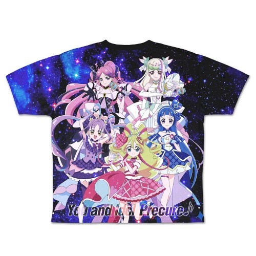 キミとアイドルプリキュア♪ 両面フルグラフィックTシャツ/M 画像 3 | AniSmile