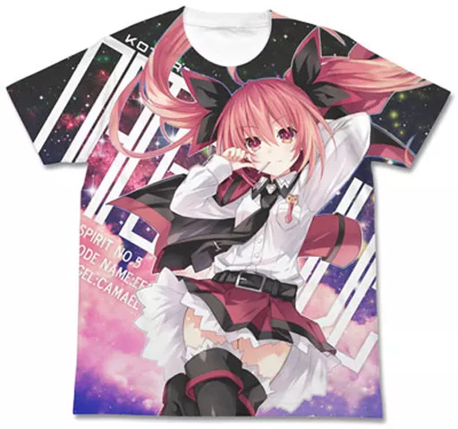 原作版 五河琴里フルグラフィックTシャツ/WHITE-M - 公式商品画像 | AniSmile