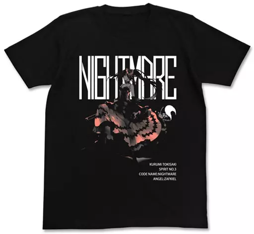 原作版 時崎狂三 Tシャツ/BLACK-L - 公式商品画像 | AniSmile