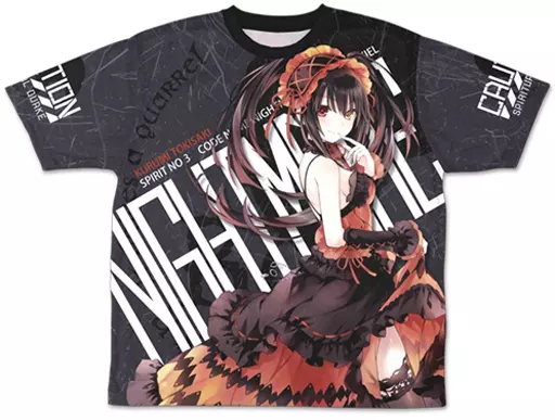 原作版 時崎狂三 両面フルグラフィックTシャツ/L - 公式商品画像 | AniSmile