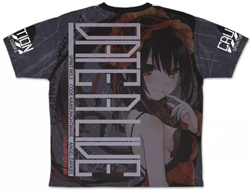 原作版 時崎狂三 両面フルグラフィックTシャツ/XL 画像 2 | AniSmile