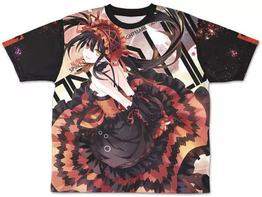 デート・ア・ライブ 原作版 時崎狂三 両面フルグラフィックTシャツVer.2/XL - 公式商品画像 | AniSmile