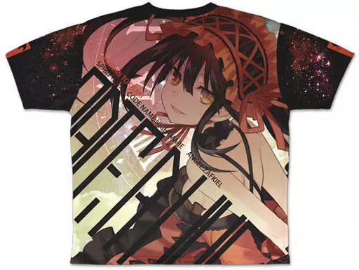 デート・ア・ライブ 原作版 時崎狂三 両面フルグラフィックTシャツVer.2/XL 画像 2 | AniSmile
