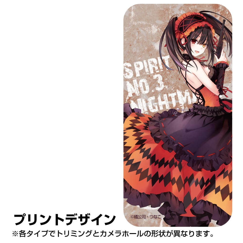 デート・ア・ライブ 原作版 時崎狂三 強化ガラスiPhoneケース/7・8・SE(第2世代)共用 画像 3 | AniSmile