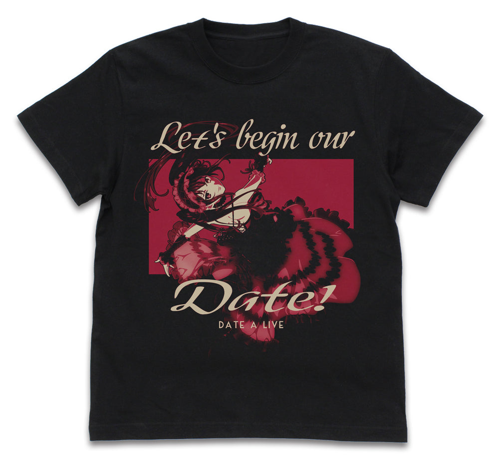 さあーーわたくしたちの戦争<デート>を、始めましょう? Tシャツ/BLACK-S - AniSmile