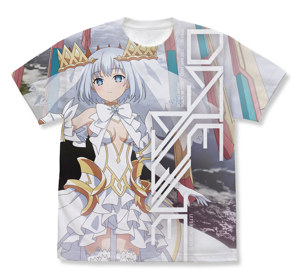 デート・ア・ライブIV 鳶一折紙 フルグラフィックTシャツ/WHITE-S - 公式商品画像 | AniSmile