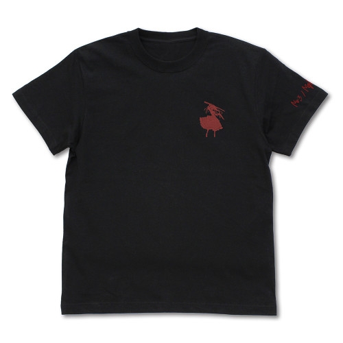 デート・ア・ライブⅤ 時崎狂三 ワンポイント刺繍Tシャツ/BLACK-S 画像 3 | AniSmile