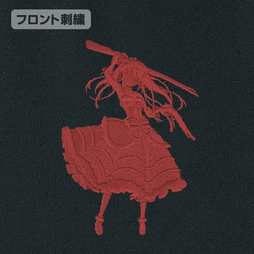 デート・ア・ライブⅤ 時崎狂三 ワンポイント刺繍Tシャツ/BLACK-XL 画像 4 | AniSmile