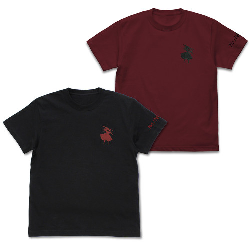 デート・ア・ライブⅤ 時崎狂三 ワンポイント刺繍Tシャツ/BURGUNDY-S 画像 2 | AniSmile