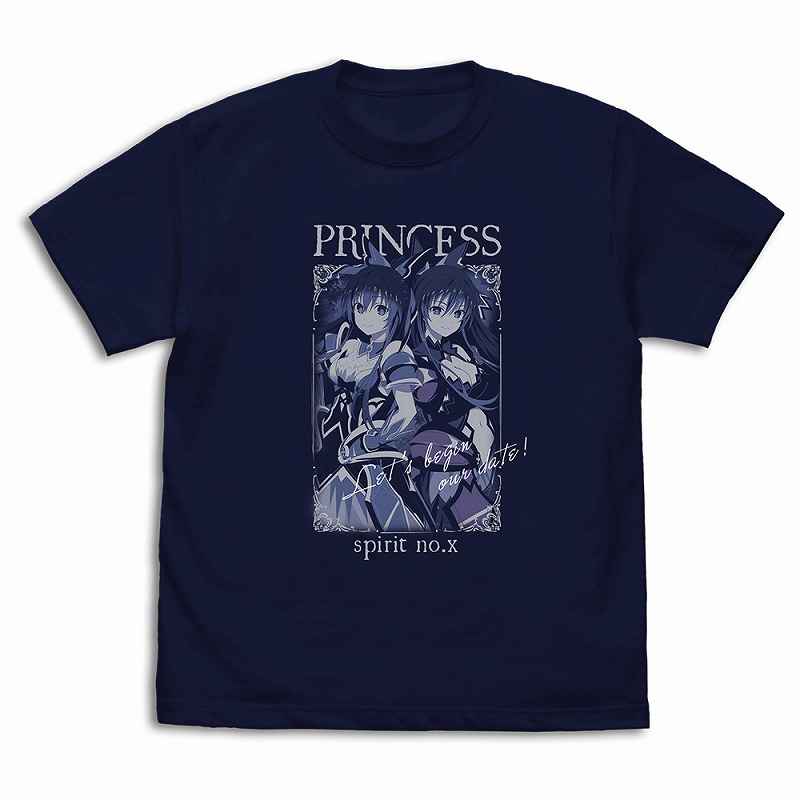デート・ア・ライブⅤ 識別名〈プリンセス〉夜刀神十香 Tシャツ/NAVY-L - 公式商品画像 | AniSmile