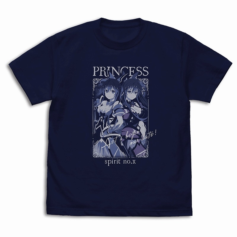 デート・ア・ライブⅤ 識別名〈プリンセス〉夜刀神十香 Tシャツ/NAVY-XL - 公式商品画像 | AniSmile