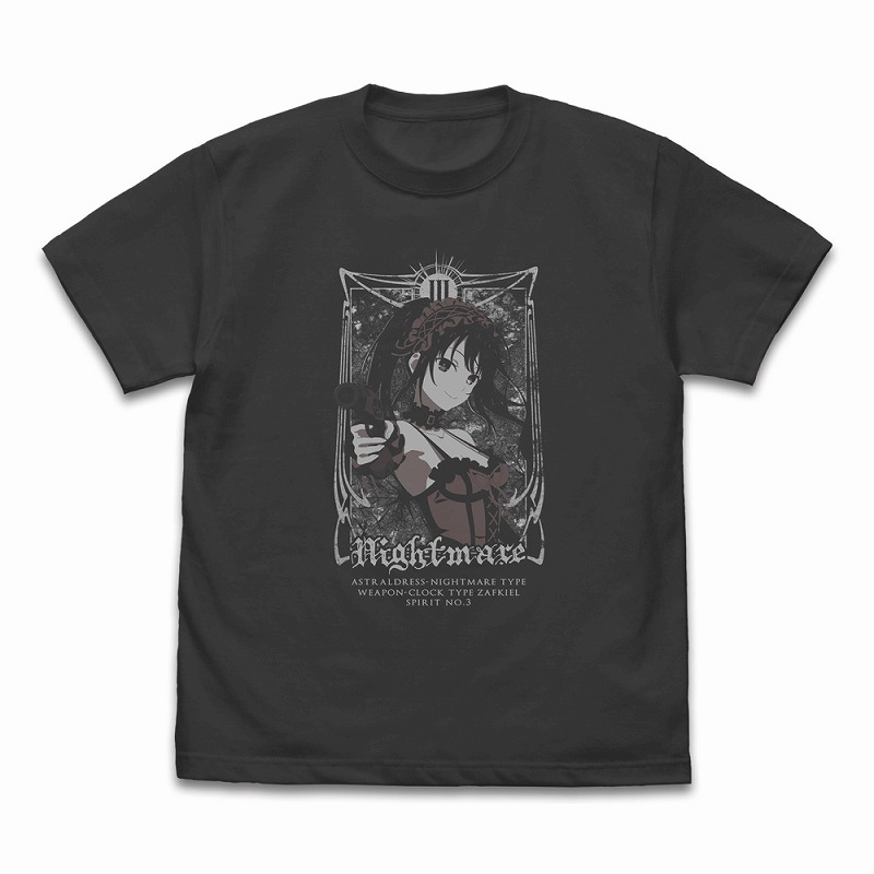 デート・ア・ライブⅤ Spirit No.3 時崎狂三 Tシャツ/SUMI-XL - 公式商品画像 | AniSmile